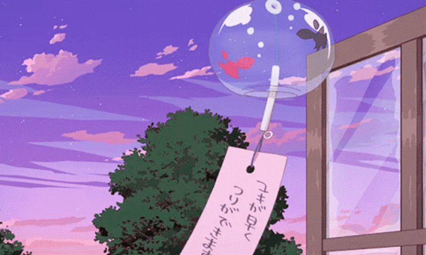 Purple Anime Aesthetic GIF