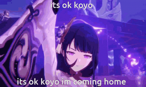 Purple Anime Girl Holding Sword