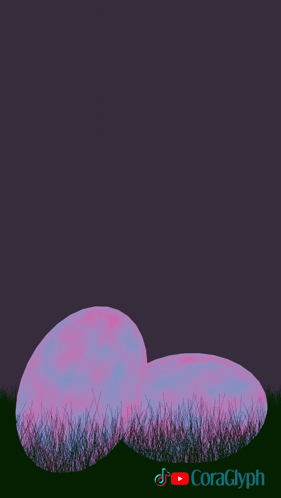 Purple Background Happy Easter