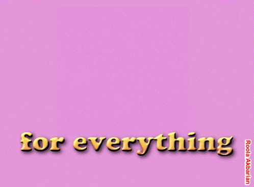 Purple Background Saying Thank You For Everything