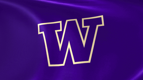 Purple Background With Gold Letter W