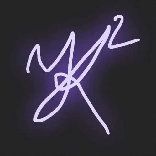 Purple Background With M and J