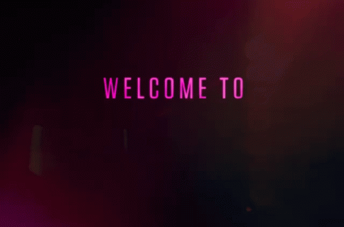 Purple Background With Pink Welcome To GIF
