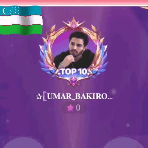 Purple Background With Umar in White Letters
