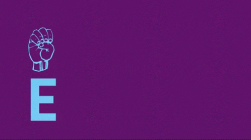 Purple Background With Word Elite in Blue
