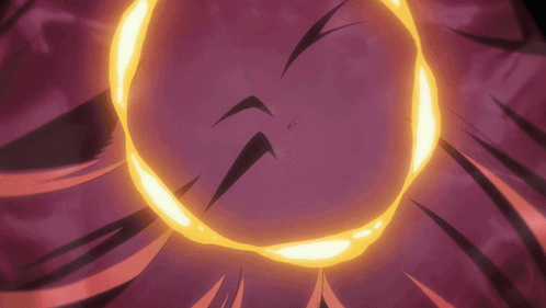 Purple Background With Yellow Circle