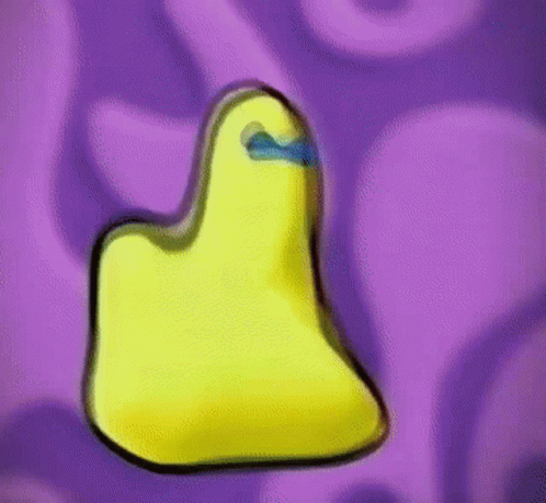 Purple Background Yellow Object