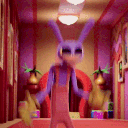 Purple Bunny Dancing