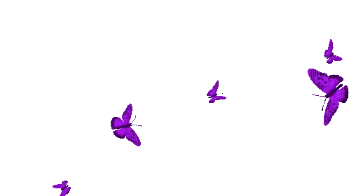 Purple Butterfly With Black Spots Surrounded by Butterflies