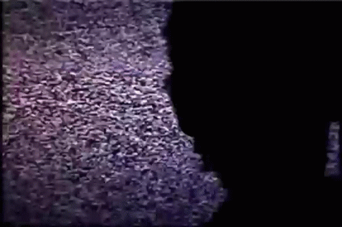 Purple Carpet With Person Silhouette