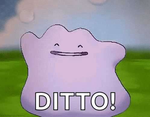 Purple Cartoon Character Ditto