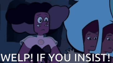 Purple Cartoon Character Says Welp If You Insist