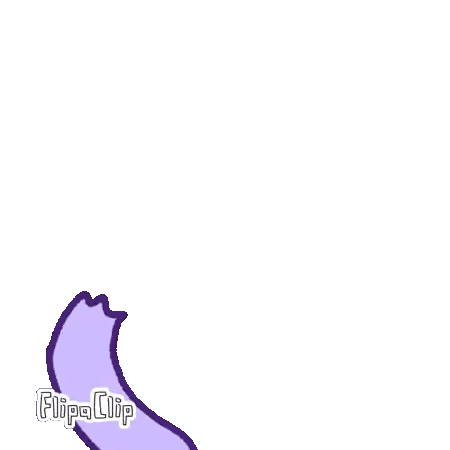 Purple Cat in Striped Sweater