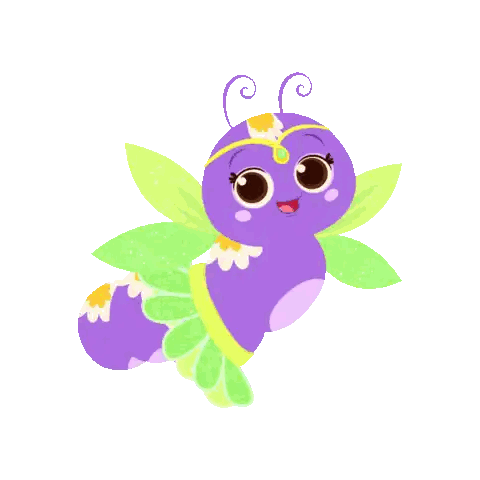 Purple Caterpillar With Wings