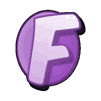 Purple Circle with F