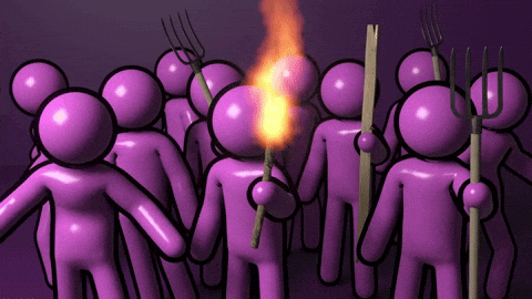 Purple Clone Starting Riot GIF