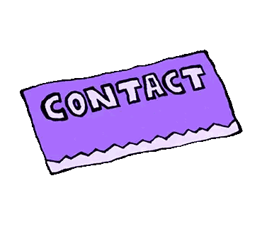 Purple Contact Sign