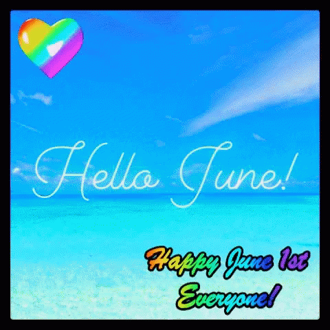 Purple Flowers Butterfly Saying Welcome June Beautiful Day Jofi