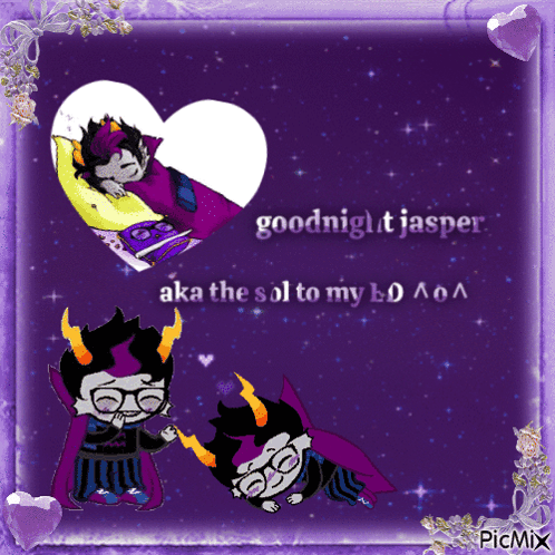 Purple Greeting Card Goodnight Jasper Aka The Sol To My Bo Aoa GIF