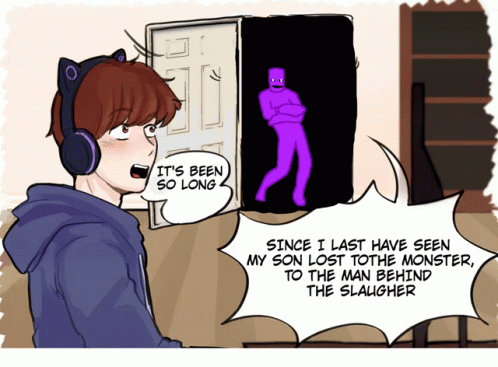 Purple Guy Its Been So Long GIF