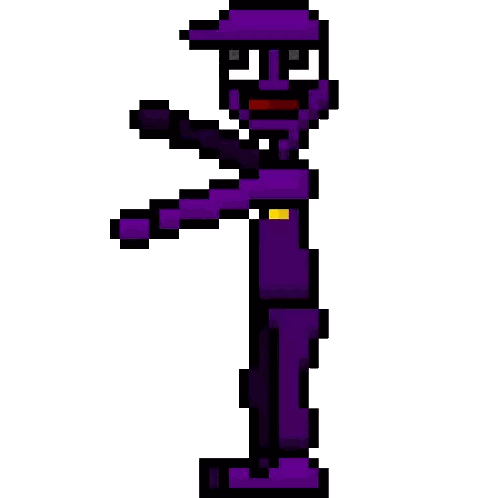 Purple Guy Sticker