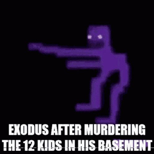 Purple Guy The Exodus GIF