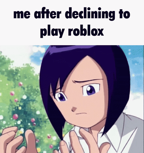 Purple Hair Girl Me After Declining Roblox