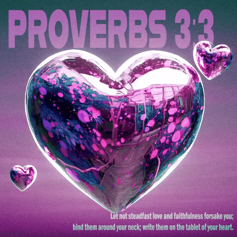 Purple Heart Proverbs 3 GIF