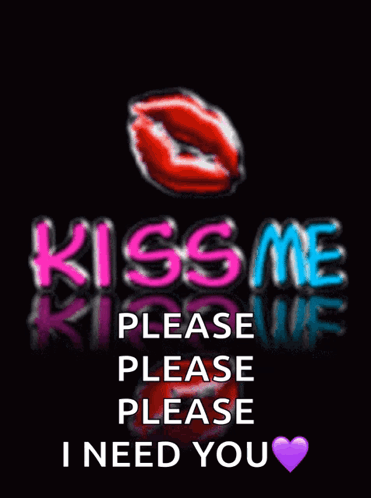 Purple Heart Saying Love Me Please