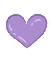 Purple Heart Sticker GIF