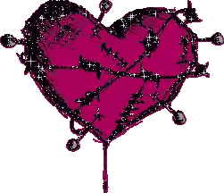 Purple Heart Surrounded by Barbed Wire