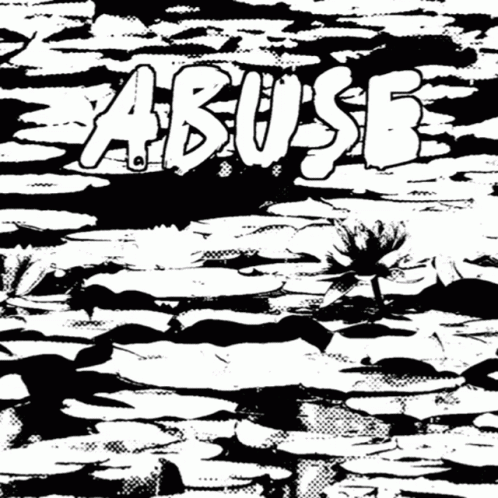 Purple Heart With Bandage Saying Abuse = Love