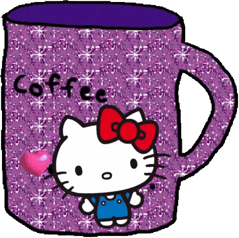 Purple Hello Kitty Mug
