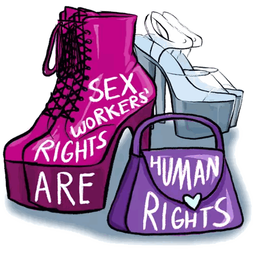 Purple Human Rights Purse Next to Shoes