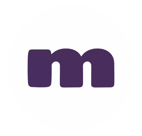 Purple Letter M
