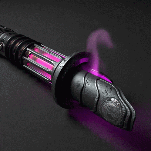 Purple Light From Black Object