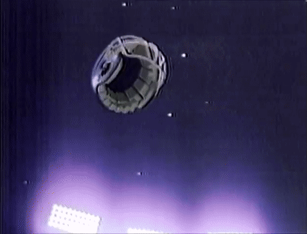 Purple Light Shining on Sphere