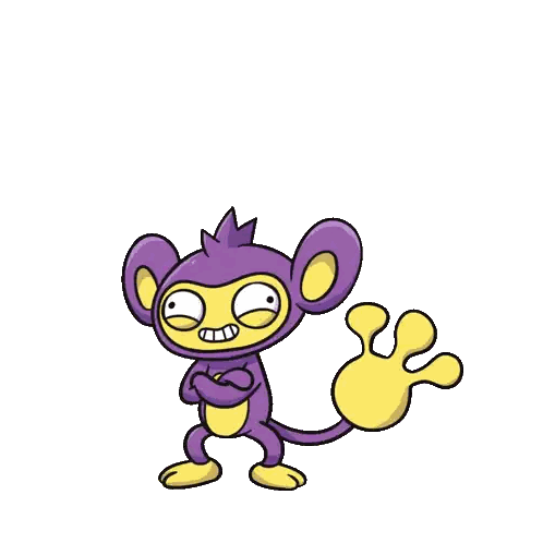 Purple Monkey Next to Sorry No Yellow Monster