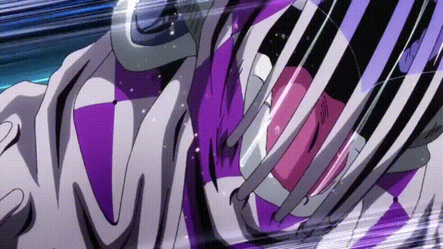 Purple Monster Punching Wall GIF
