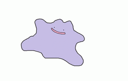 Purple Monster Smiling Face GIF