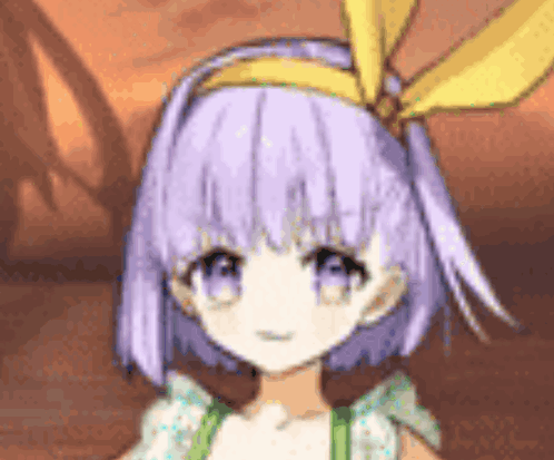 Purple Monster Surrounded By Crystals GIF
