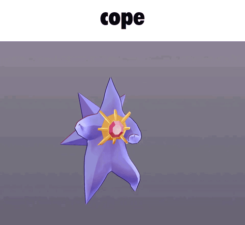 Purple Object With Cope Above It