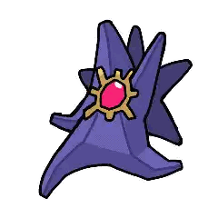 Purple Object with Red Stone