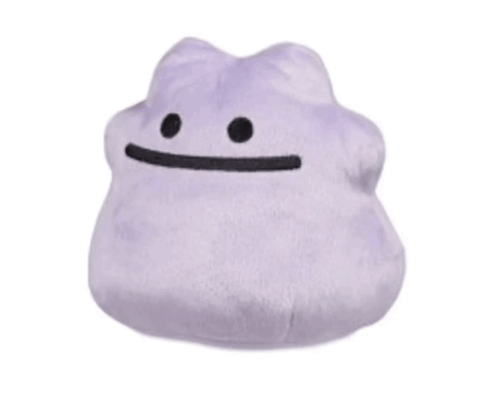 Purple Pillow Monster With Circles
