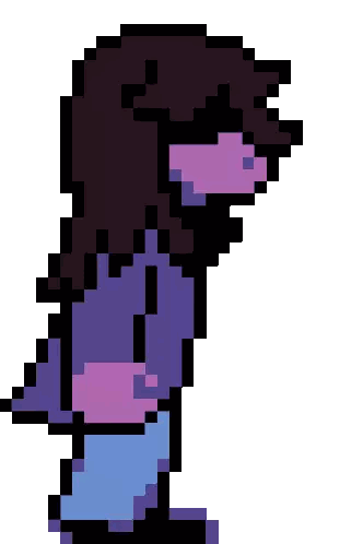 Purple Pink Monster with Yellow Eyes