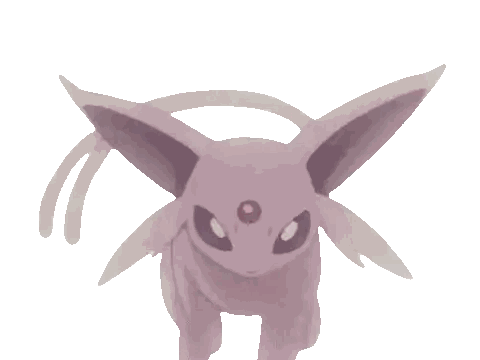 Purple Pokémon with White Tail