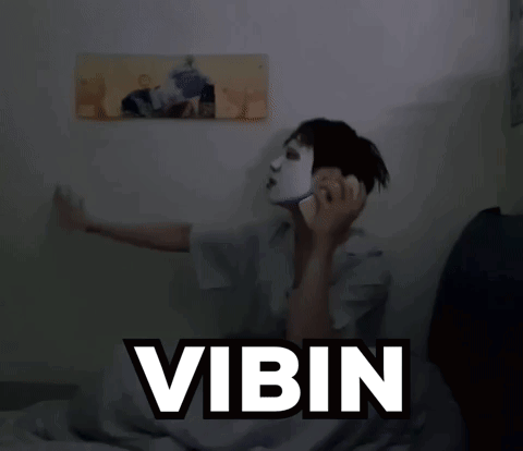 Purple Poster Thank You For Vibin With Me
