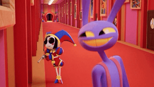 Purple Rabbit and Jester