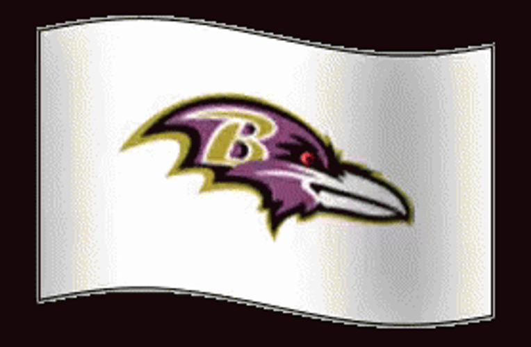Purple Ravens Flag GIF