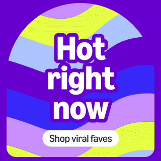 Purple Sign Saying Hot Right Now GIF